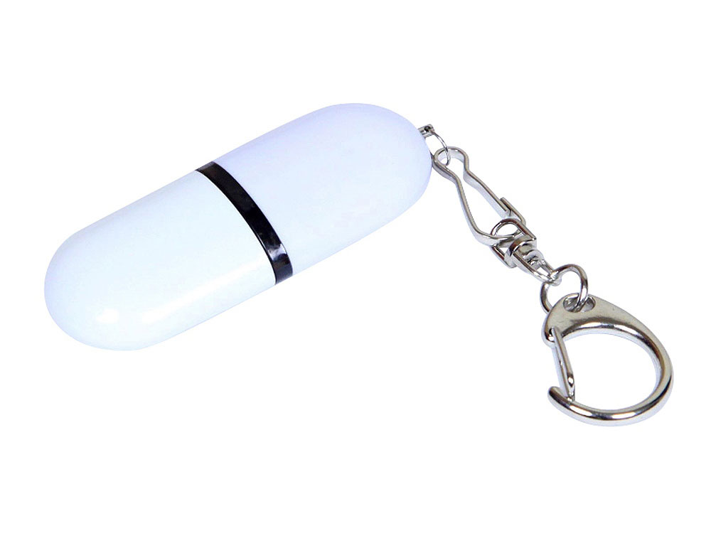 USB 2.0- флешка промо на 4 Гб каплевидной формы с логотипом  | Print Logo