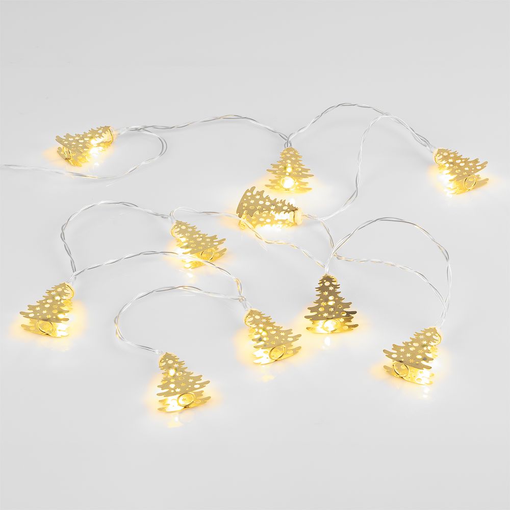 Светодиодная гирлянда Golden Lights с логотипом  | Print Logo