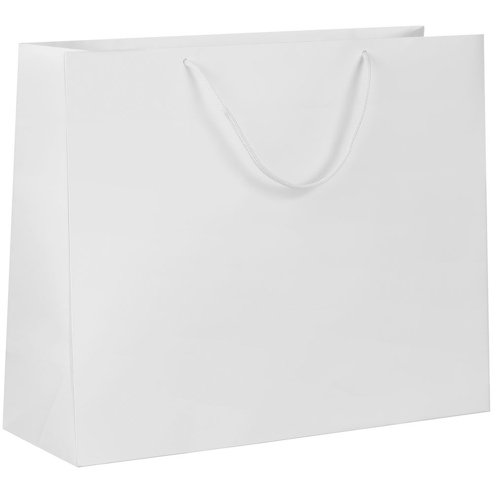 Пакет бумажный с ламинацией Lami Tote L — пример нанесения логотипа () | Print Logo