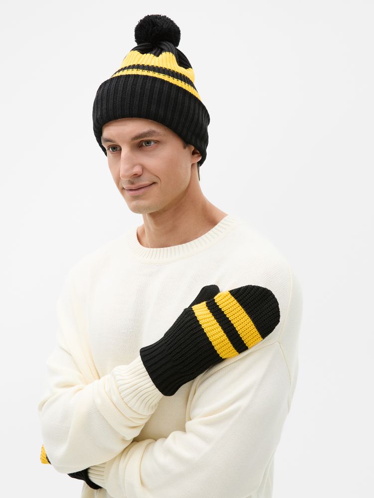 Варежки Winwear, черные, размер S/M
