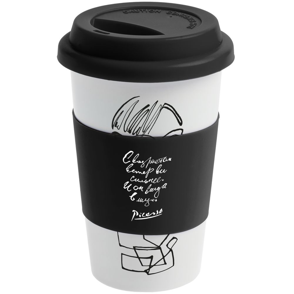 Кружка «Ветер знает» — пример нанесения логотипа (Ловец слов) | Print Logo
