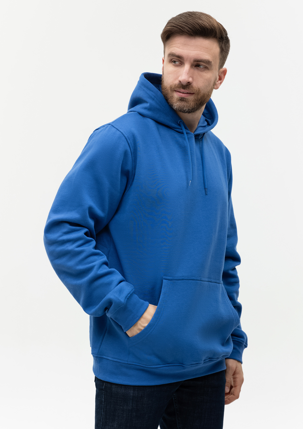 Худи унисекс STAN футер с начёсом 260, 20, Синий,  (16/1)  (40/3XS)