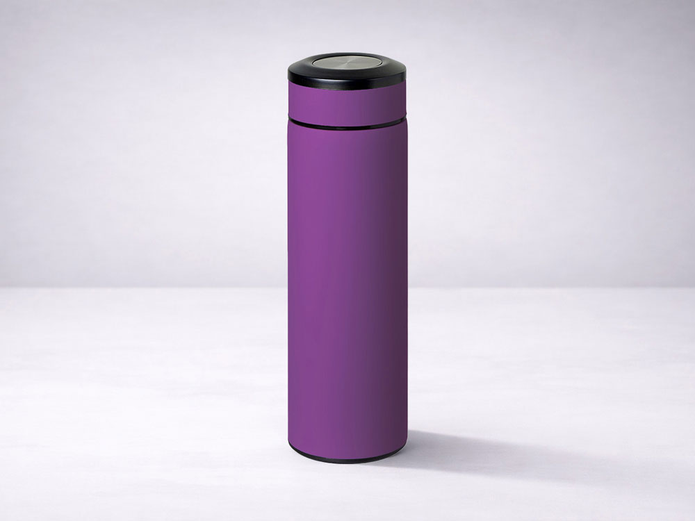 Вакуумный термос Vacuum Flask C1, soft touch, 420мл, фиолетовый