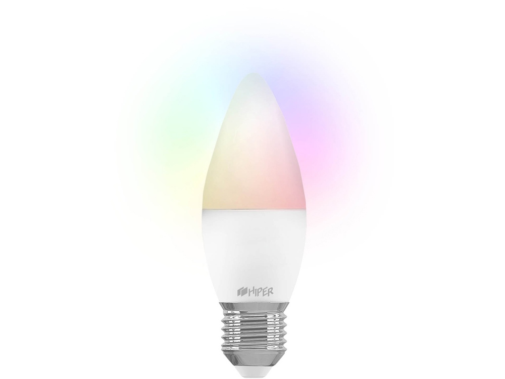 Умная LED лампочка IoT LED A2 RGB с логотипом HIPER | Print Logo