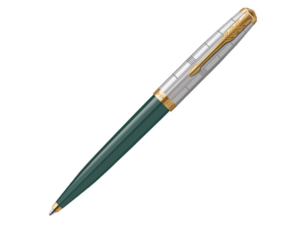 Ручка шариковая Parker 51 Premium Forest Green GT с логотипом Parker | Print Logo