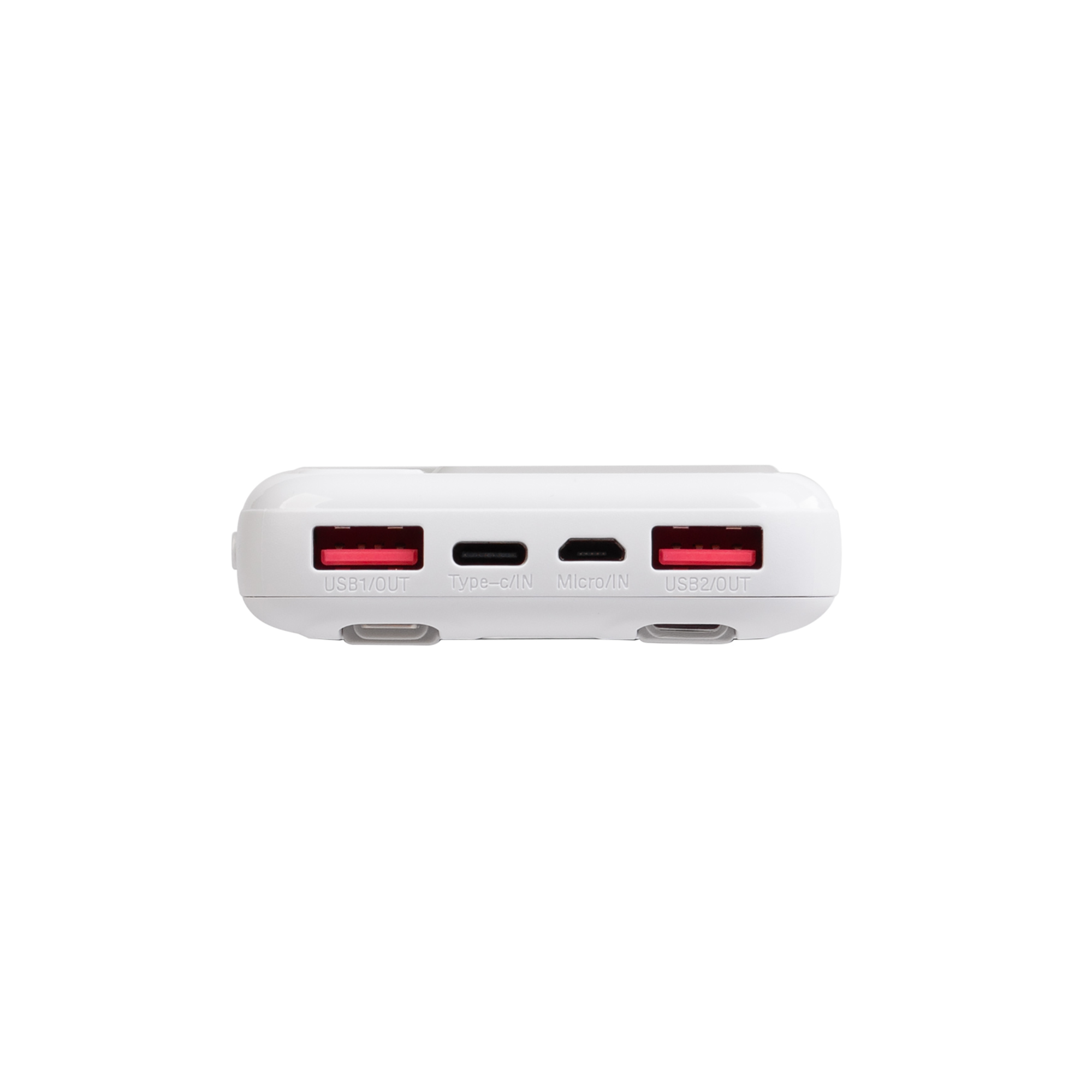 Зарядное устройство "Connect" 10000 mAh со встроенными Type-C/Lightning кабелями фото на сайте Print Logo.