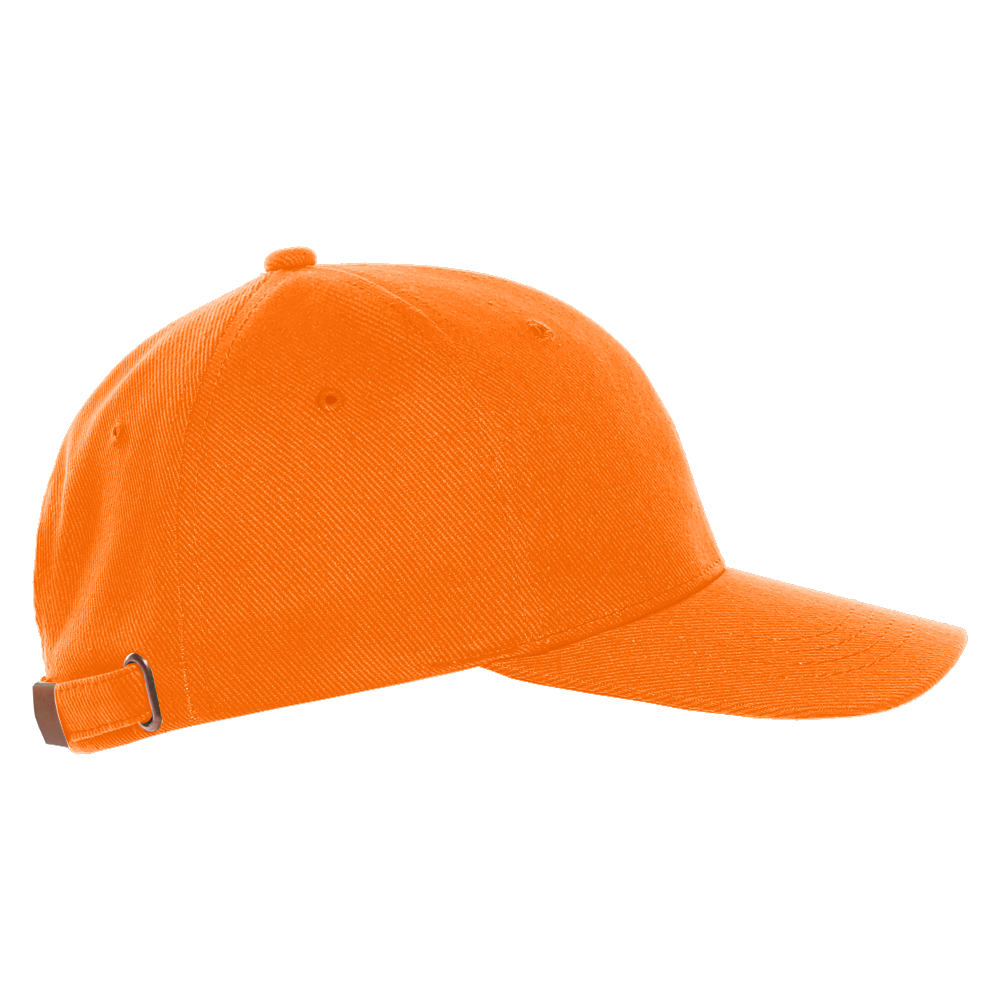Бейсболка STAN 5 клиньев хлопок 330, 01, Оранжевый,  (28/1)  (56-58)