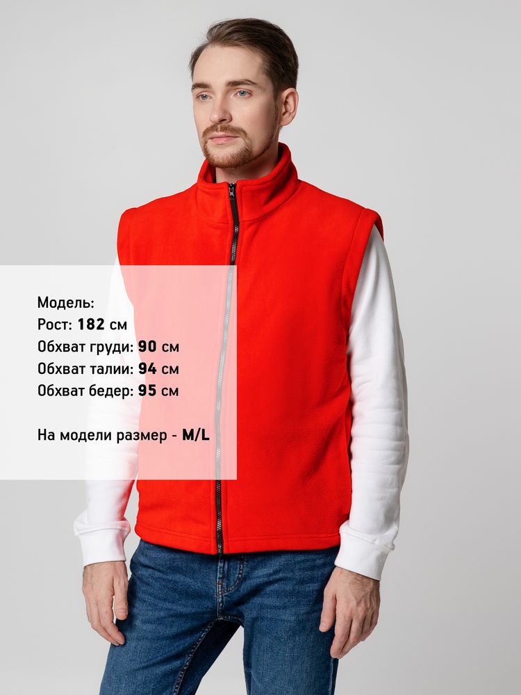 Жилет флисовый Manakin, красный, размер M/L