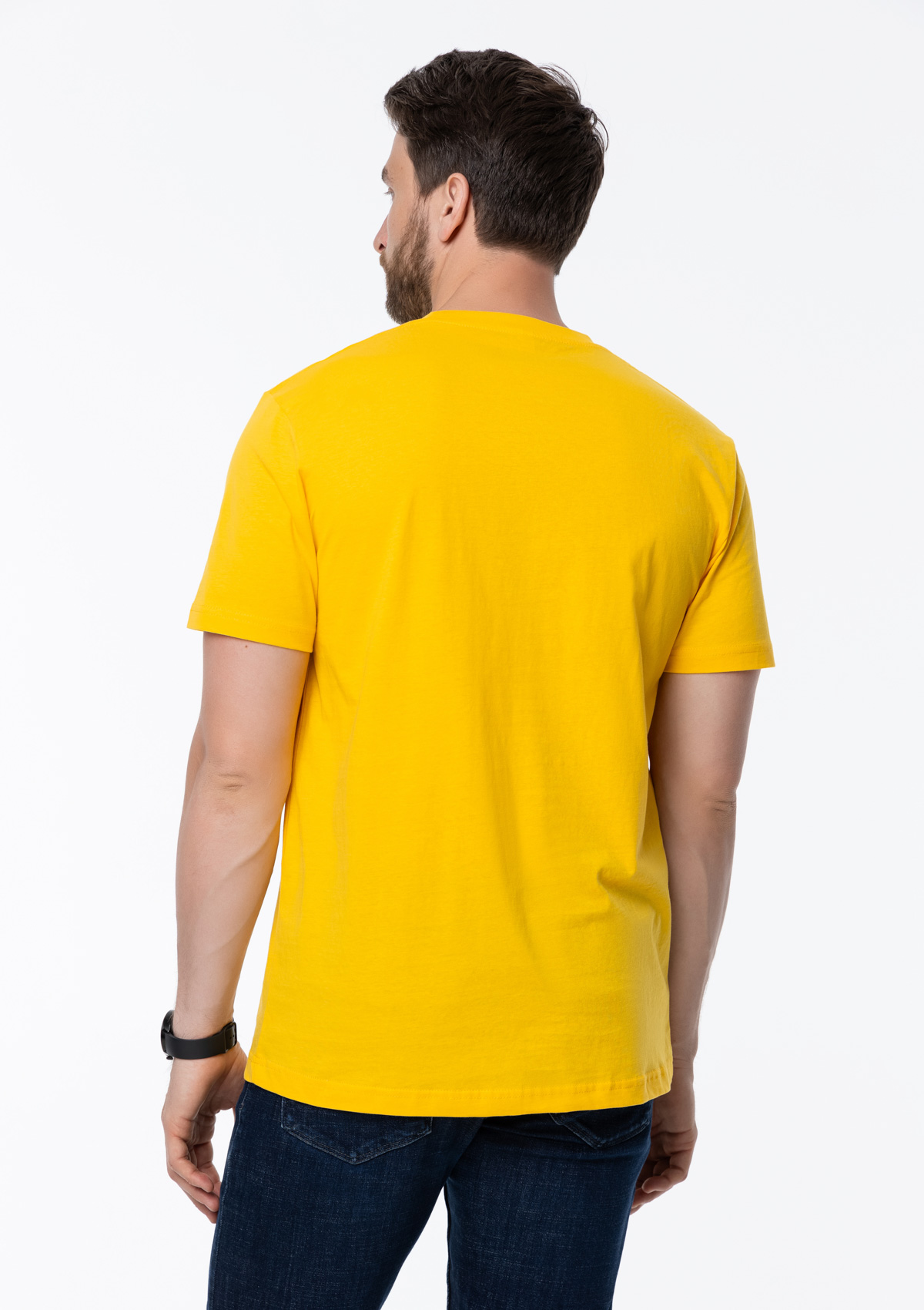 Футболка унисекс STAN, хлопок 150, 51, Жёлтый,  (12/1)  (56/XXXL)