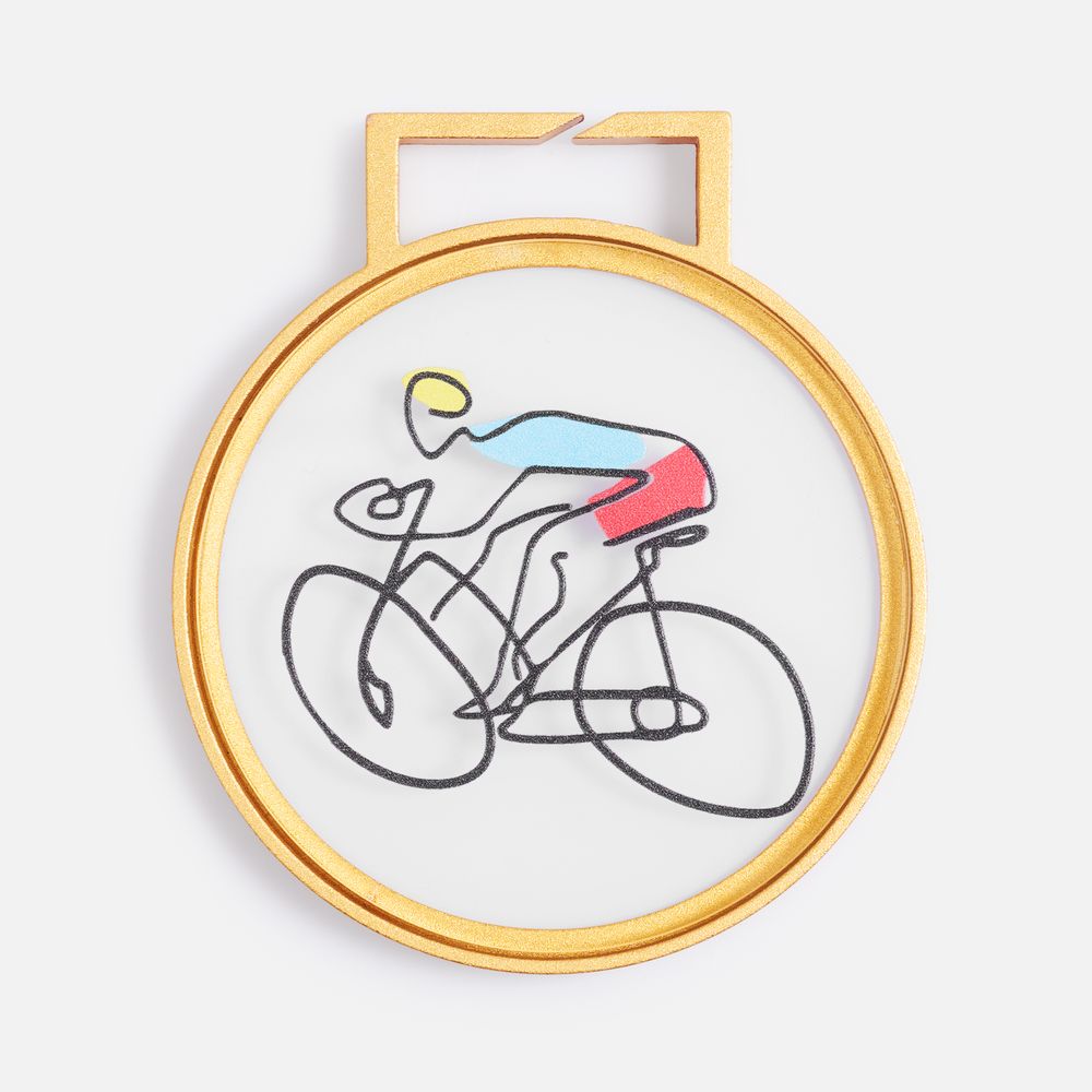 Медаль Glassica — пример нанесения логотипа () | Print Logo