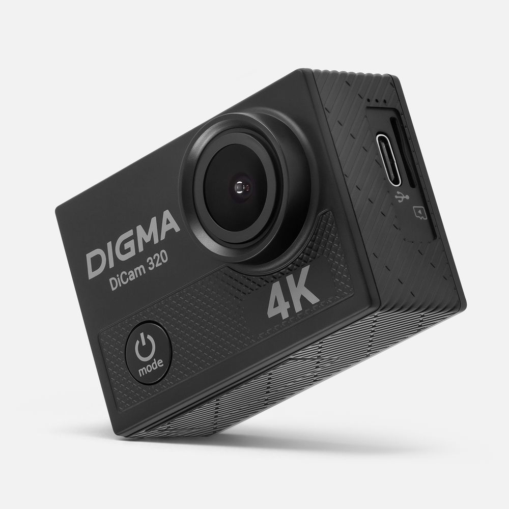 Экшн-камера Digma DiCam 320 с логотипом Digma | Print Logo