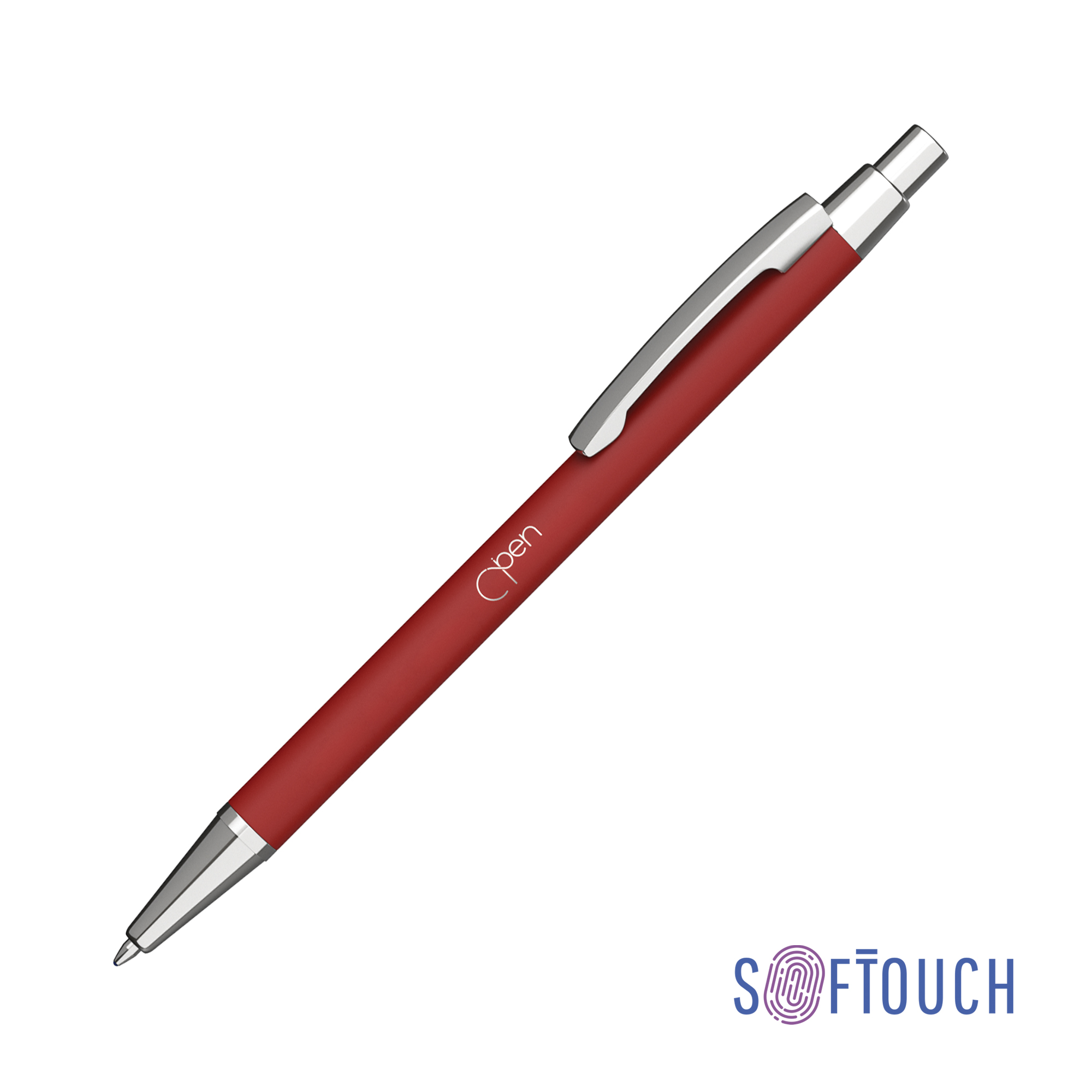 Ручка шариковая "Ray", покрытие soft touch, синий