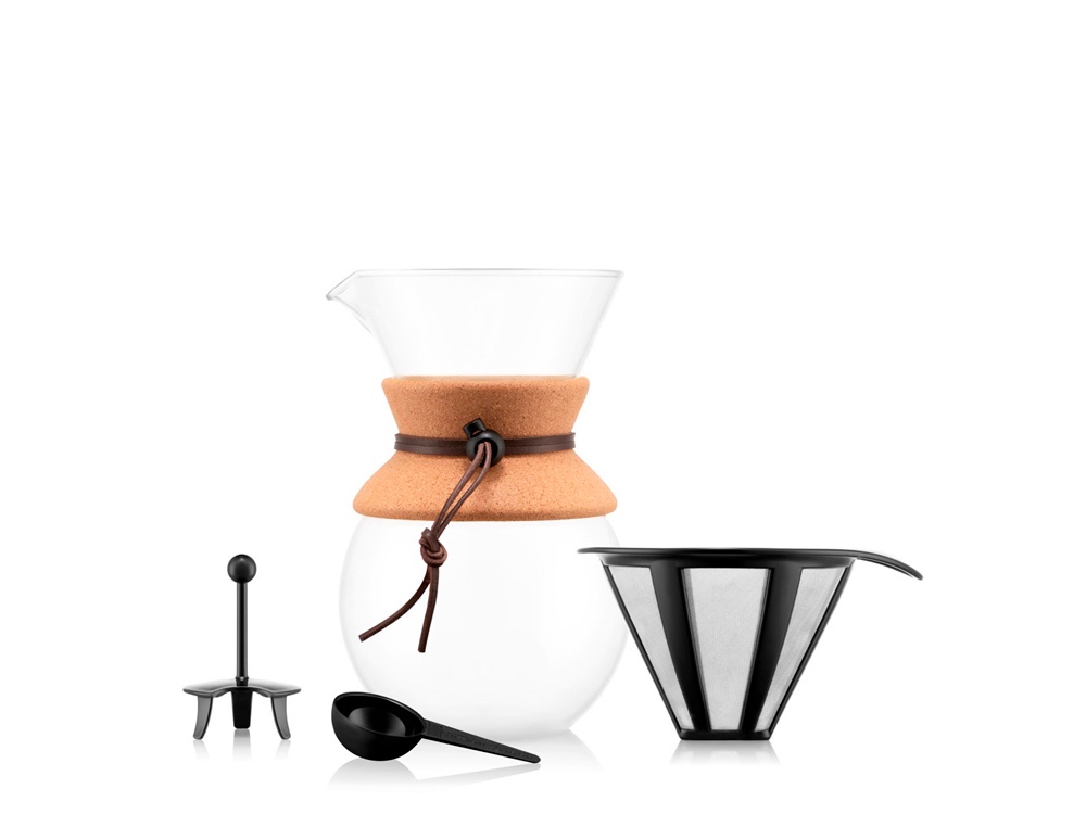 POUR OVER 1L. Coffee maker 1L, натуральный