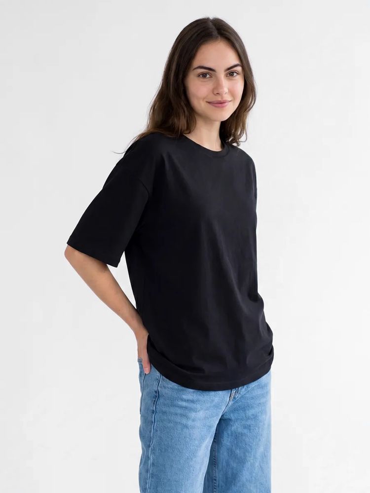 Футболка Oversize Premium 210, черная, размер 3XL