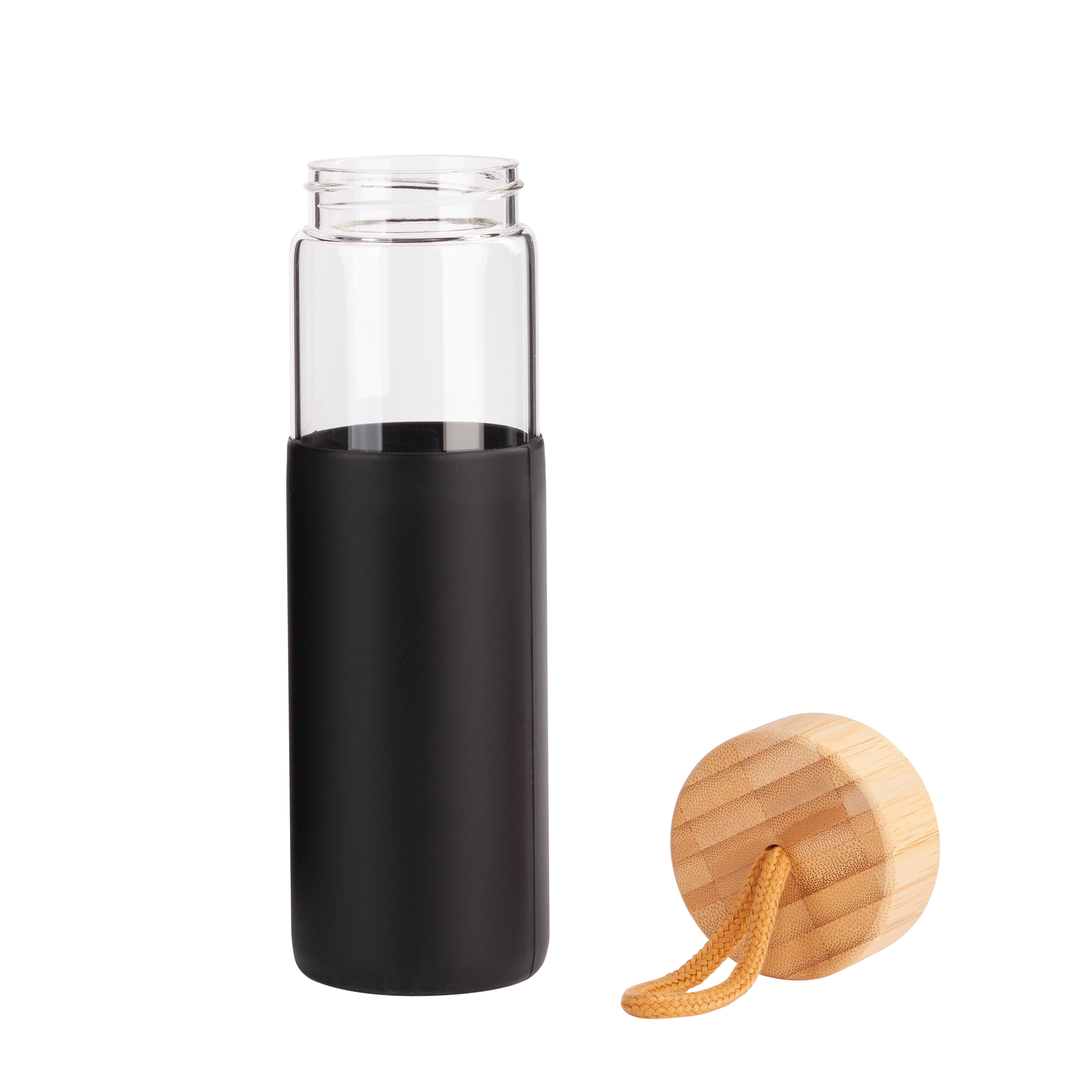 Бутылка для воды "Wellness" 600 мл в силиконовом чехле фото на сайте Print Logo.
