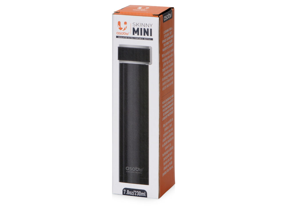 Термос SKINNY MINI, черный (P)
