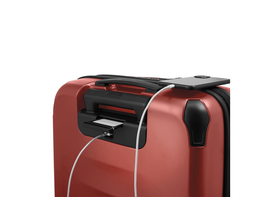 Чемодан VICTORINOX Spectra™ 3.0 Global Carry-On, красный, поликарбонат Sorplas™, 40x20x55 см, 39 л