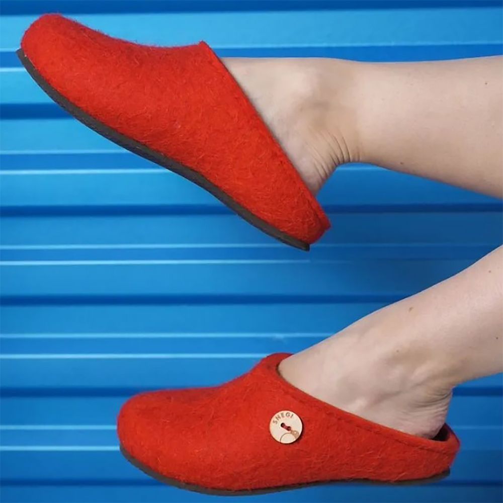 Домашние валенки Step, красные, размер 39