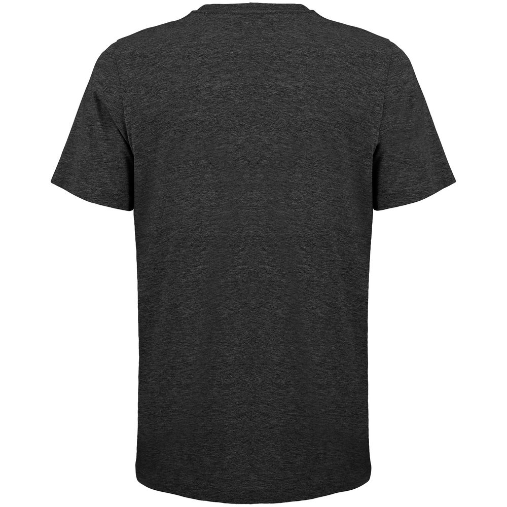 Футболка унисекс Tuner, черный меланж, размер S