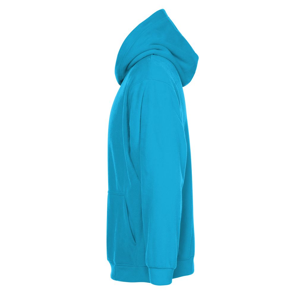 Худи флисовое унисекс Manakin, бирюзовое, размер M/L
