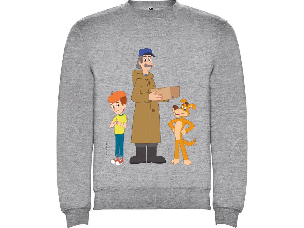 Свитшот с начесом Простоквашино унисекс с логотипом Союзмультфильм x Oasis | Print Logo