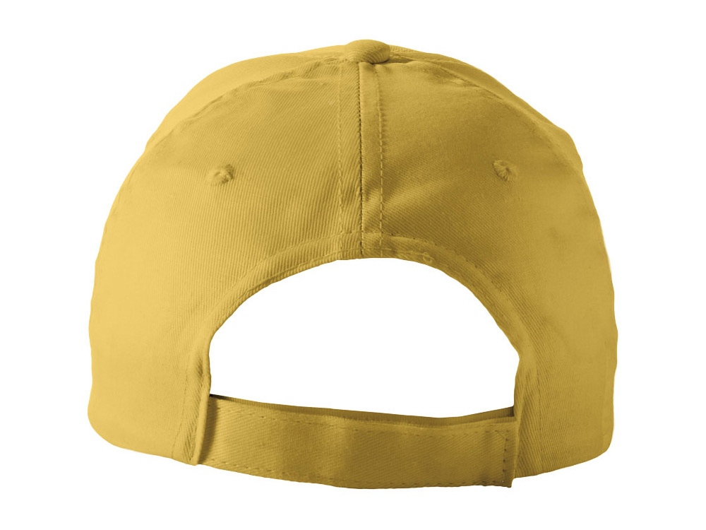 Бейсболка Basic, 5-ти панельная, желтый