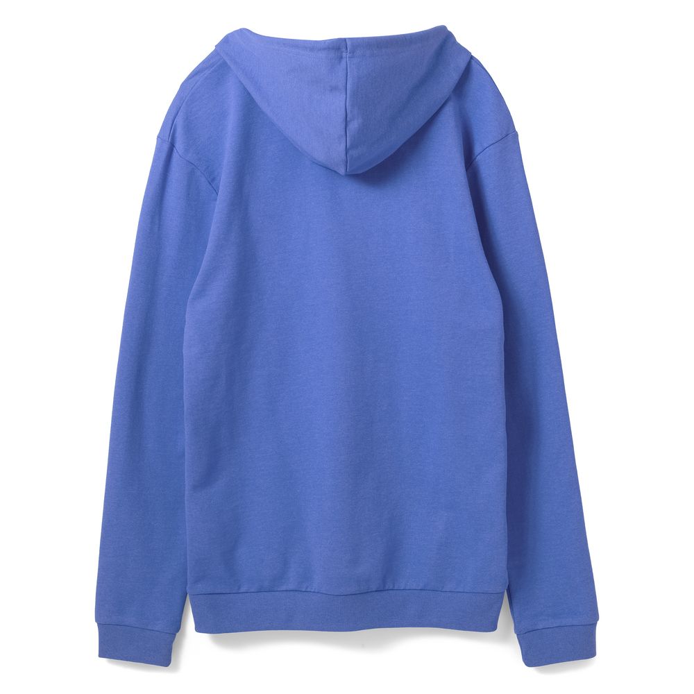 Толстовка с капюшоном унисекс Hoodie, ярко-синий меланж, размер XS