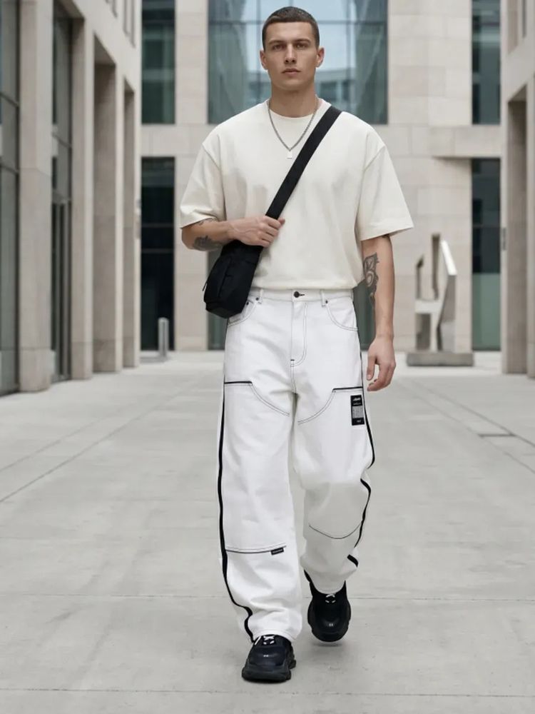 Футболка Oversize Premium 210, молочно-белая, размер XXL