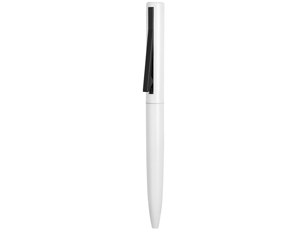 Ручка металлическая шариковая Bevel, белый/черный