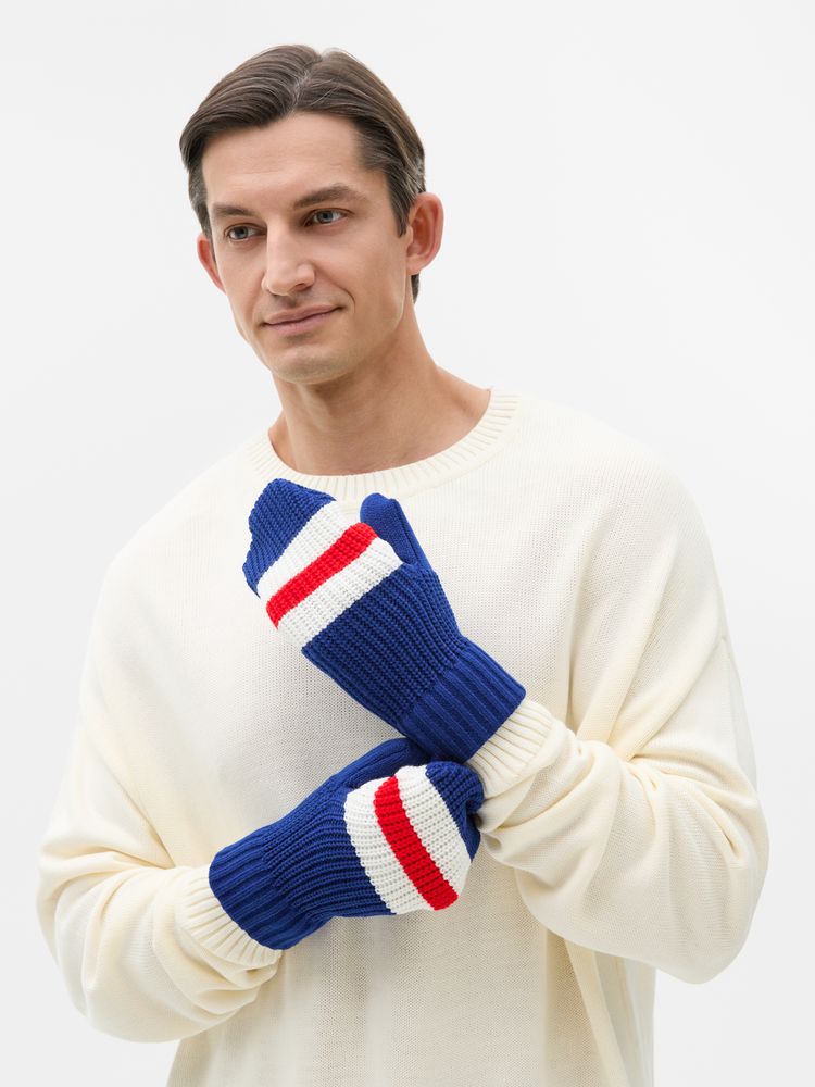 Варежки Winwear, темно-синие (кобальт), размер S/M