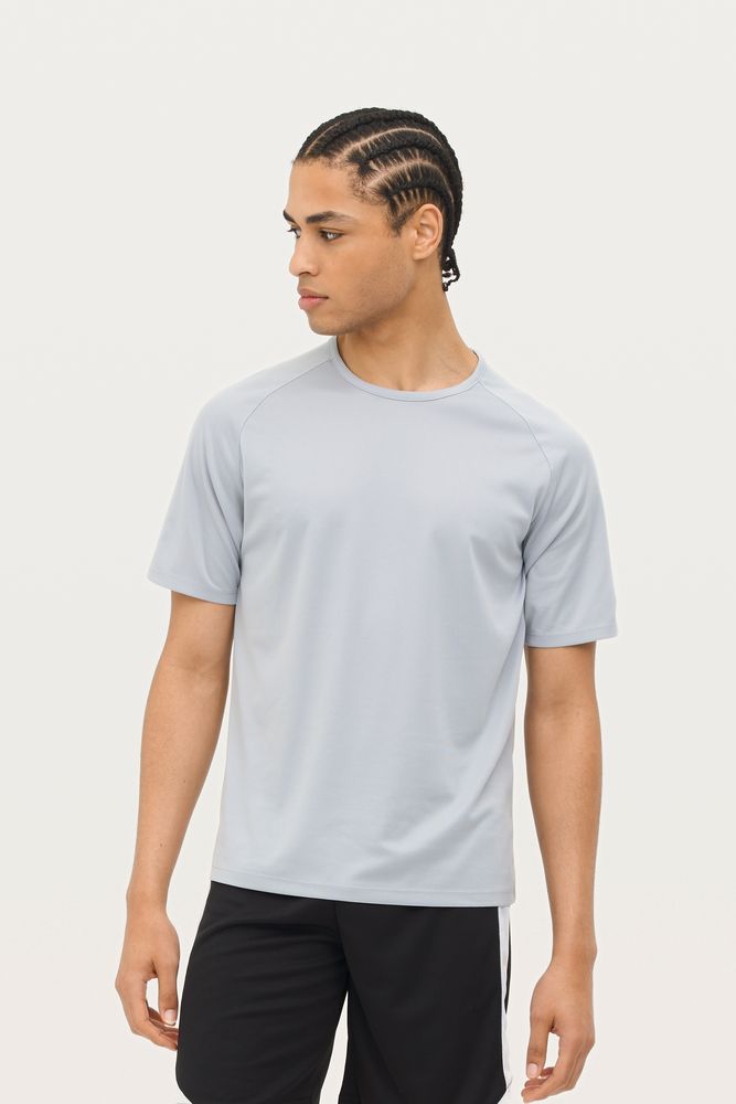 Футболка Sporty серая, размер XXL