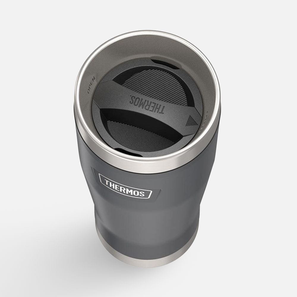 Термокружка Icon 470 — пример нанесения логотипа (THERMOS) | Print Logo