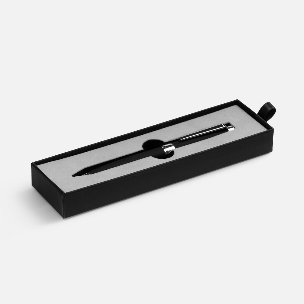 Ручка шариковая Broad Ring Soft Touch в футляре с логотипом  | Print Logo