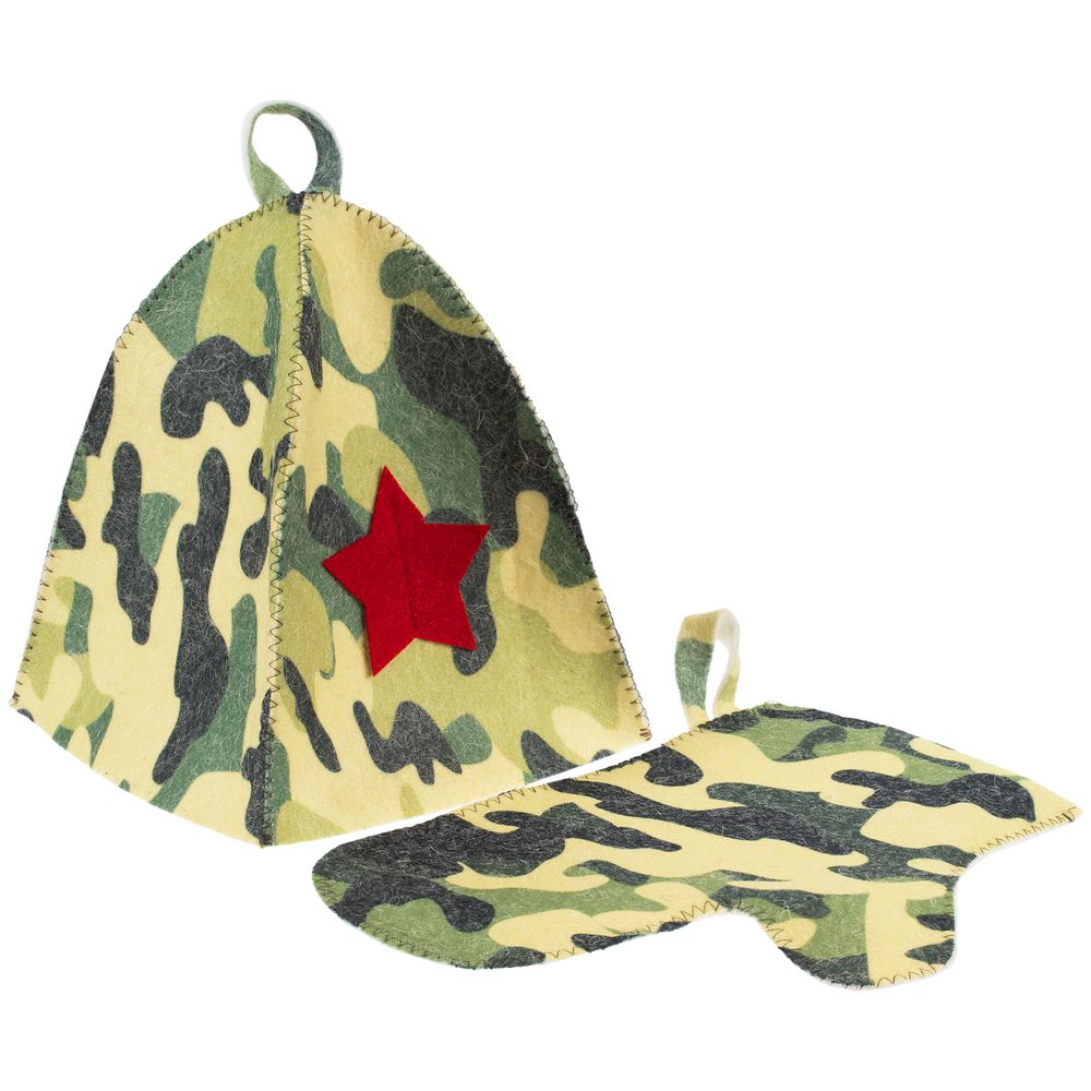 Банный набор Partisan с логотипом сделано в России | Print Logo
