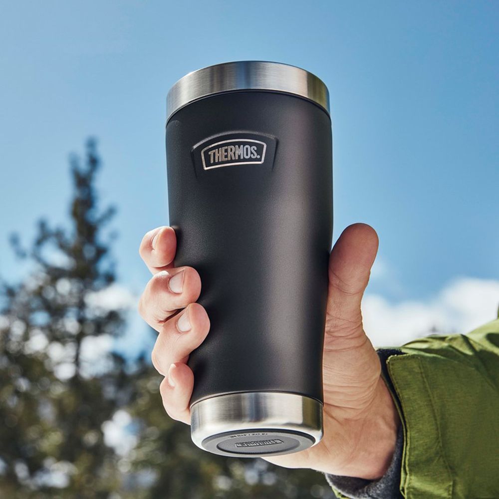 Термокружка Icon 470 — пример нанесения логотипа (THERMOS) | Print Logo