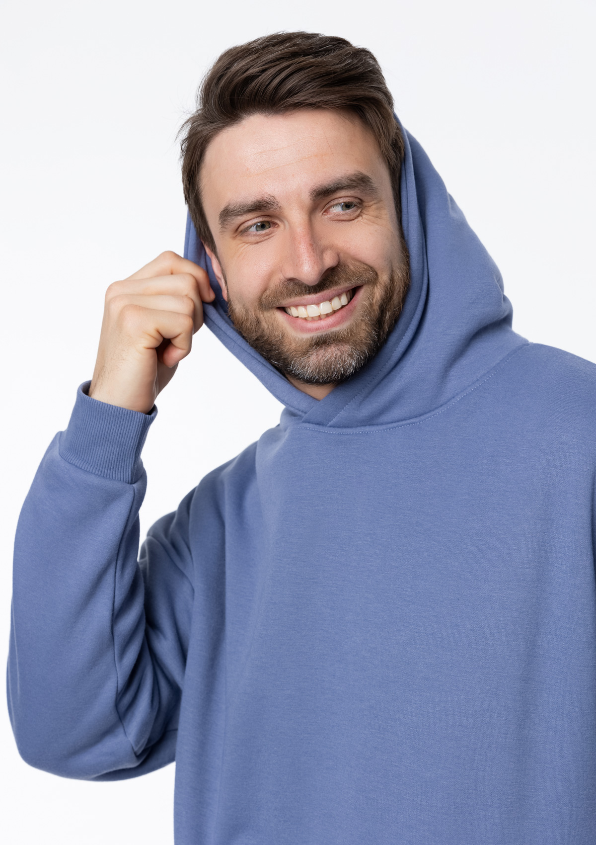 Худи унисекс STAN оверсайз интерсофт 320, 69, Серо-фиолетовый,  (74)  (44/XS)