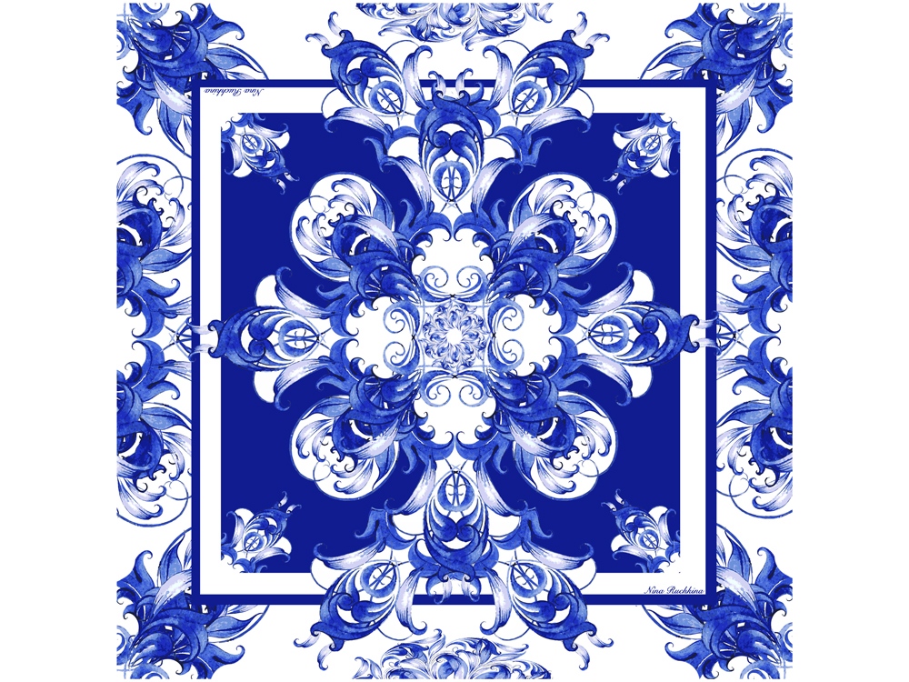 Платок с логотипом Русские в моде | Print Logo