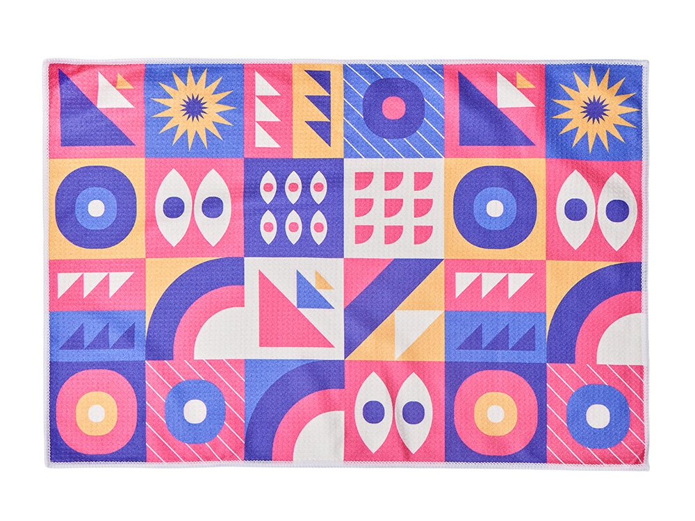 Спортивное полотенце с крючком для сублимации с логотипом  | Print Logo