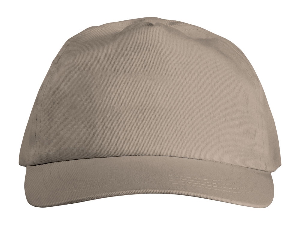 Бейсболка Basic, 5-ти панельная, хаки