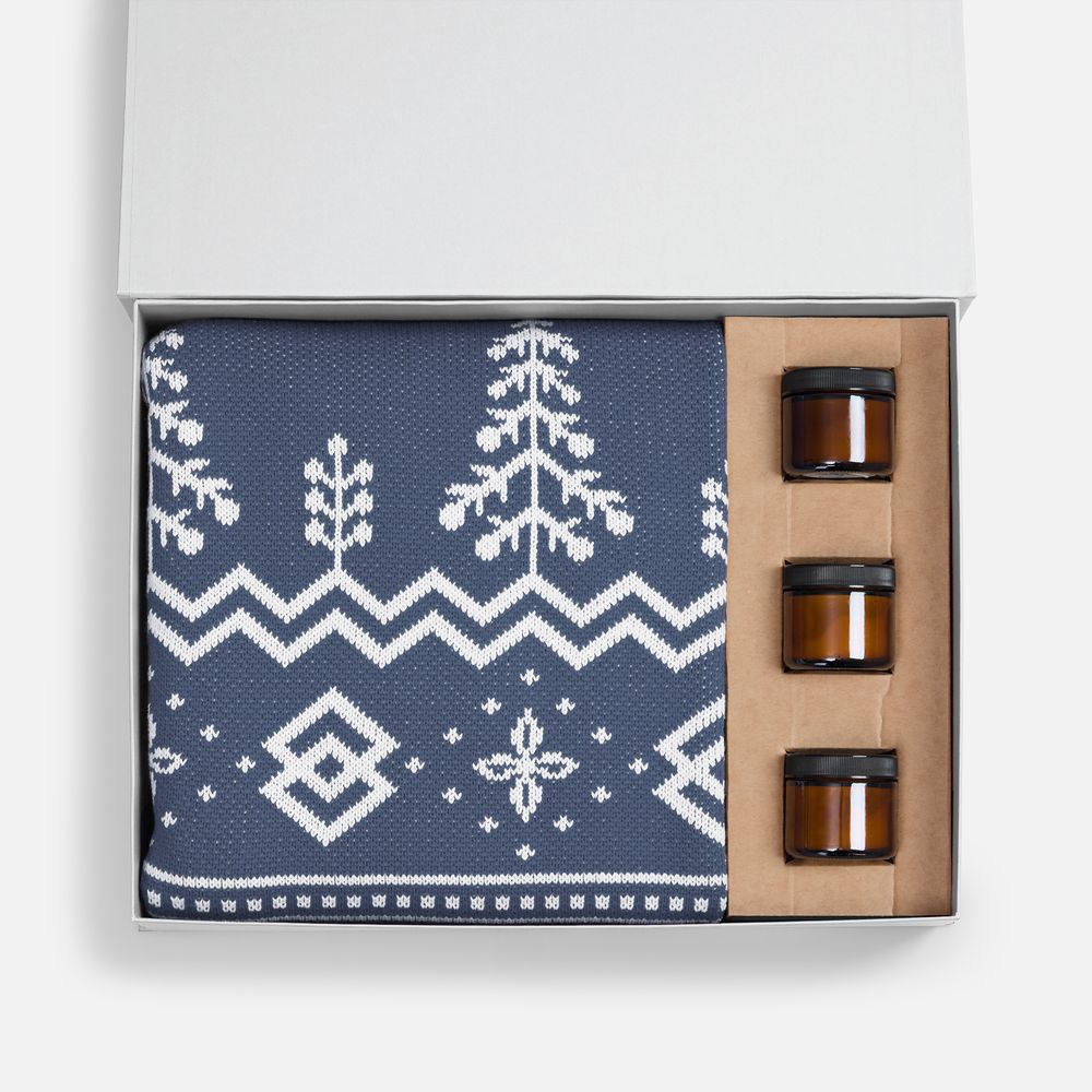 Набор Candleflakes — пример нанесения логотипа () | Print Logo