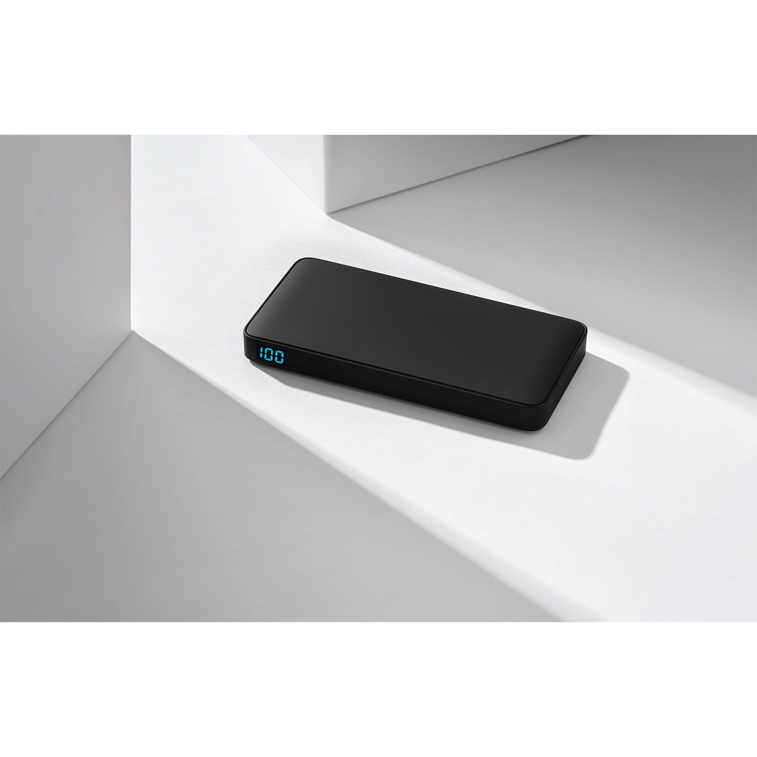 Внешний аккумулятор с подсветкой Ancor Plus 10000 mAh, оранжевый фото на сайте Print Logo.