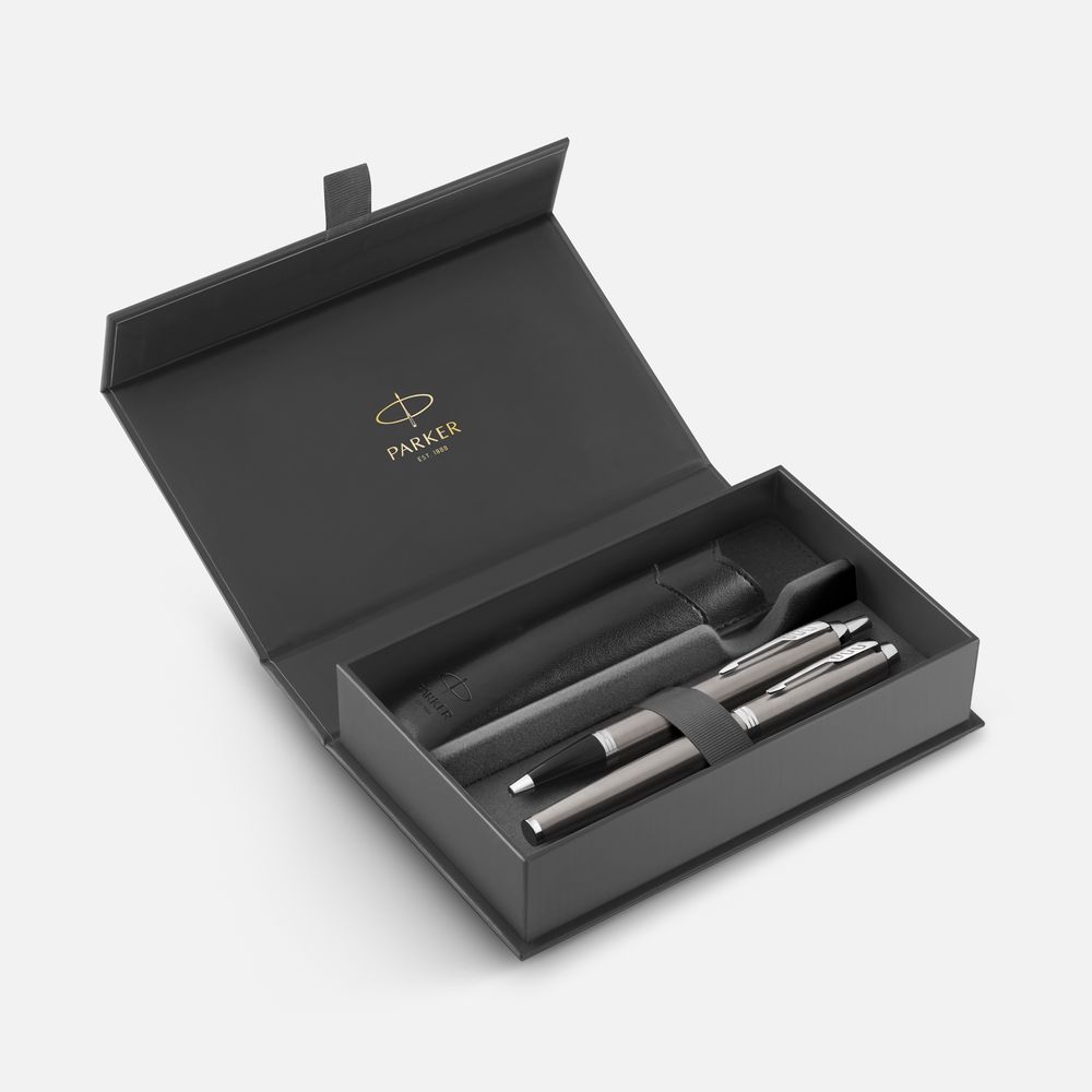 Набор Parker IM Essential Black CT с логотипом Parker | Print Logo