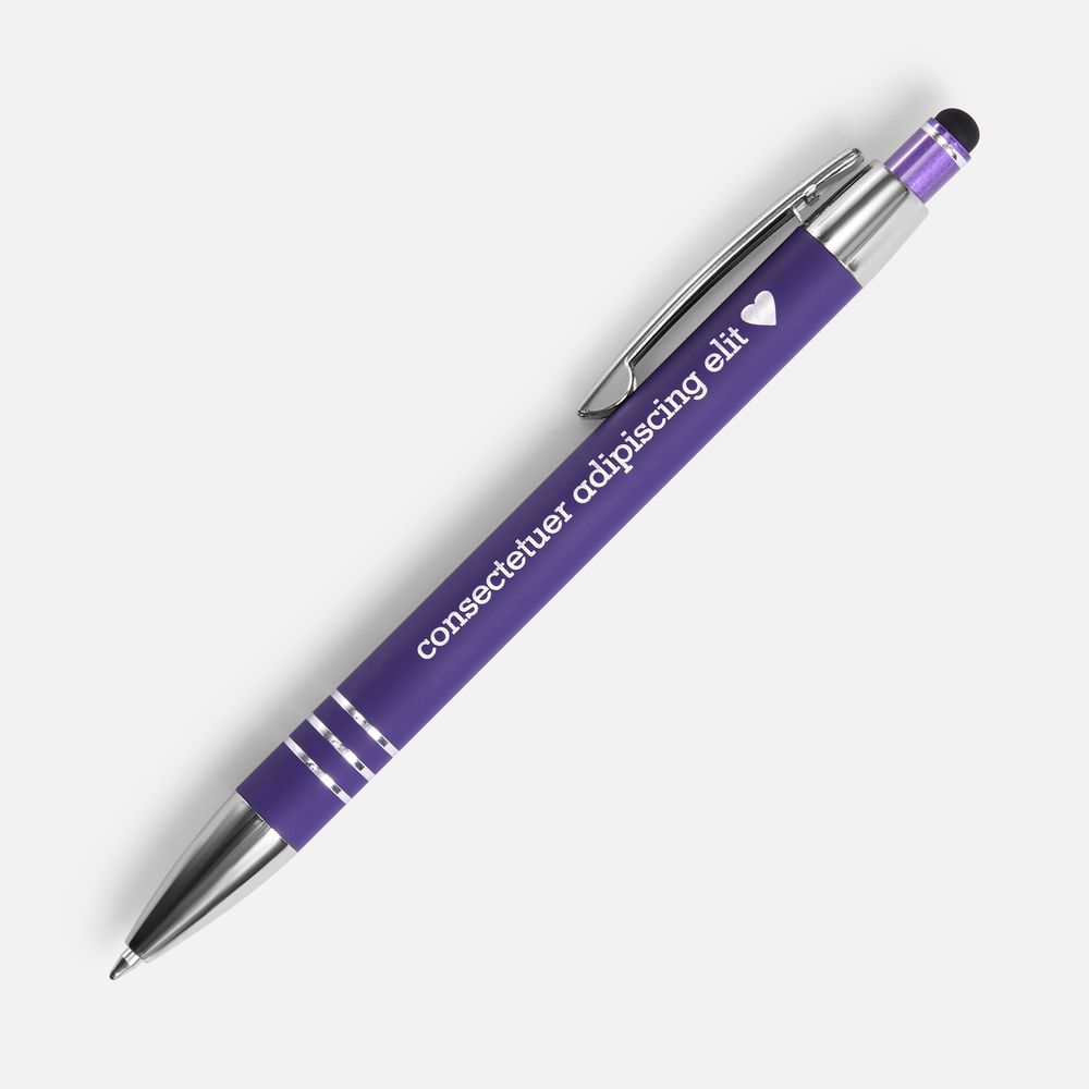 Ручка шариковая Sansen Soft Touch со стилусом