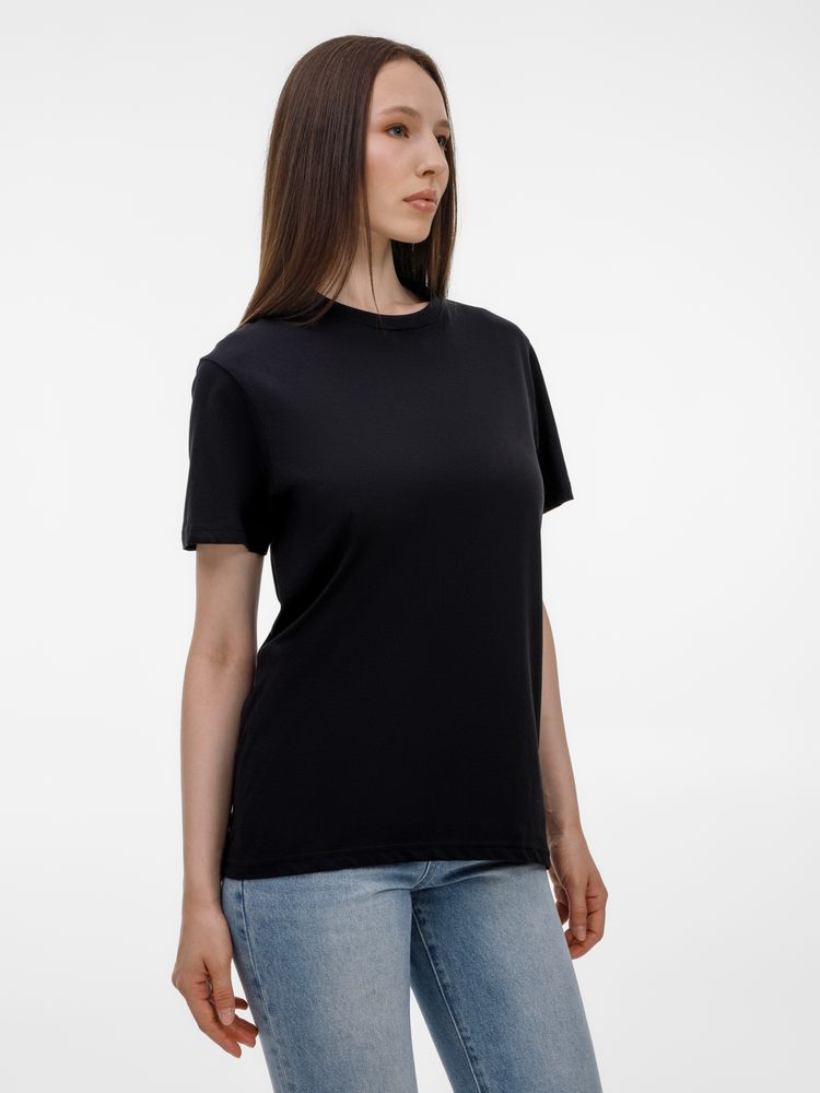 Футболка унисекс T-Bolka 180, черная, размер 3XL