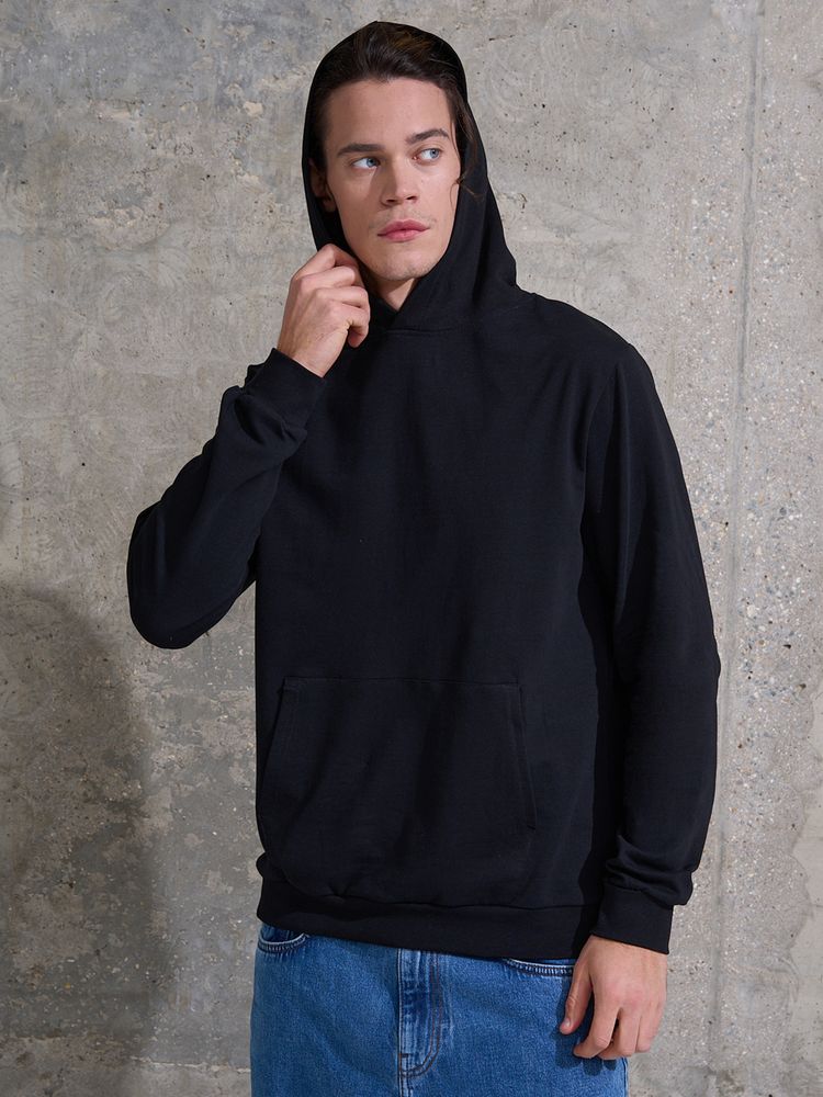 Худи Basic, черное, размер 6XL