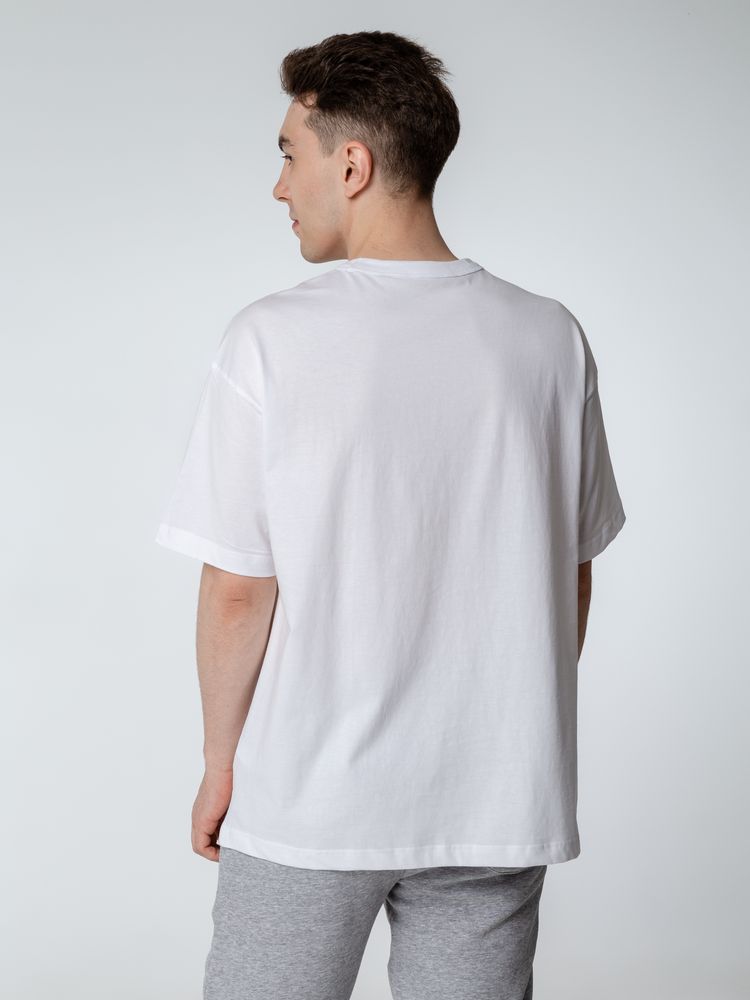 Футболка оверсайз мужская Boxy Men, бежевая (льняная), размер XXL