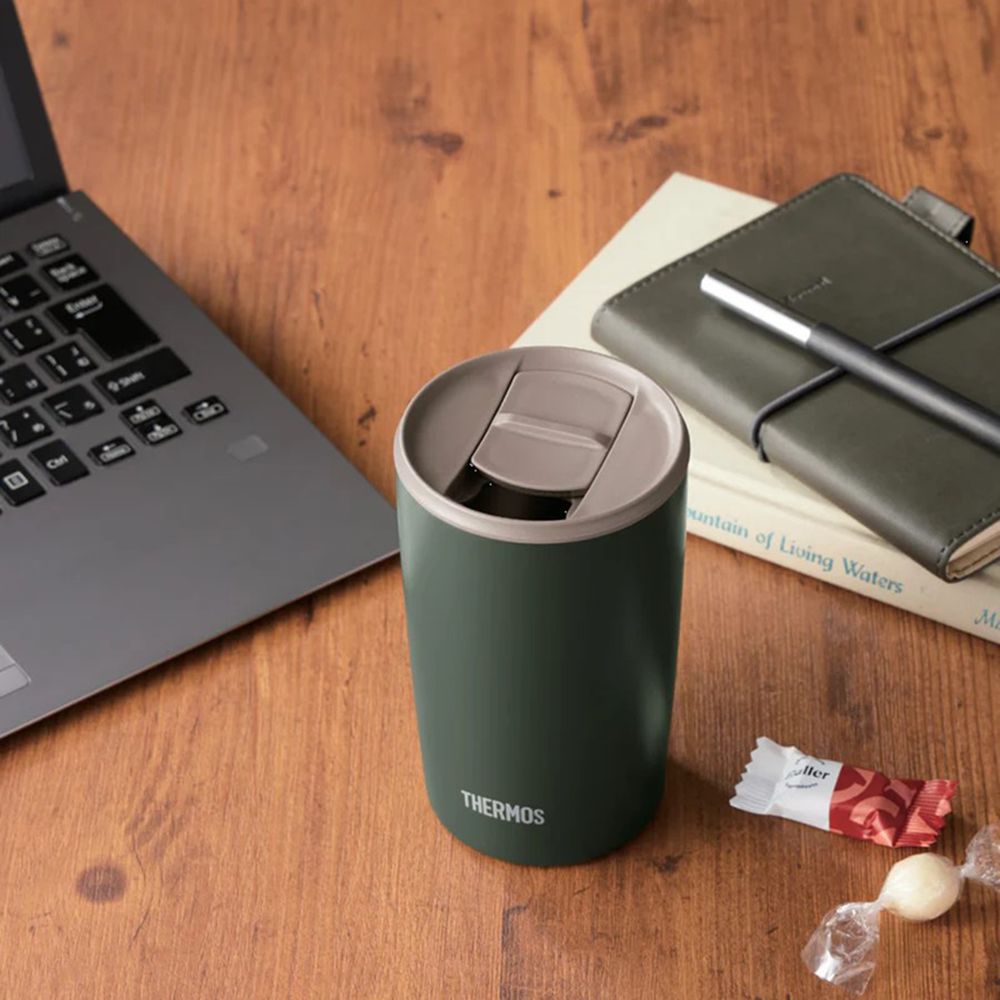 Термокружка JDP 400 — пример нанесения логотипа (THERMOS) | Print Logo