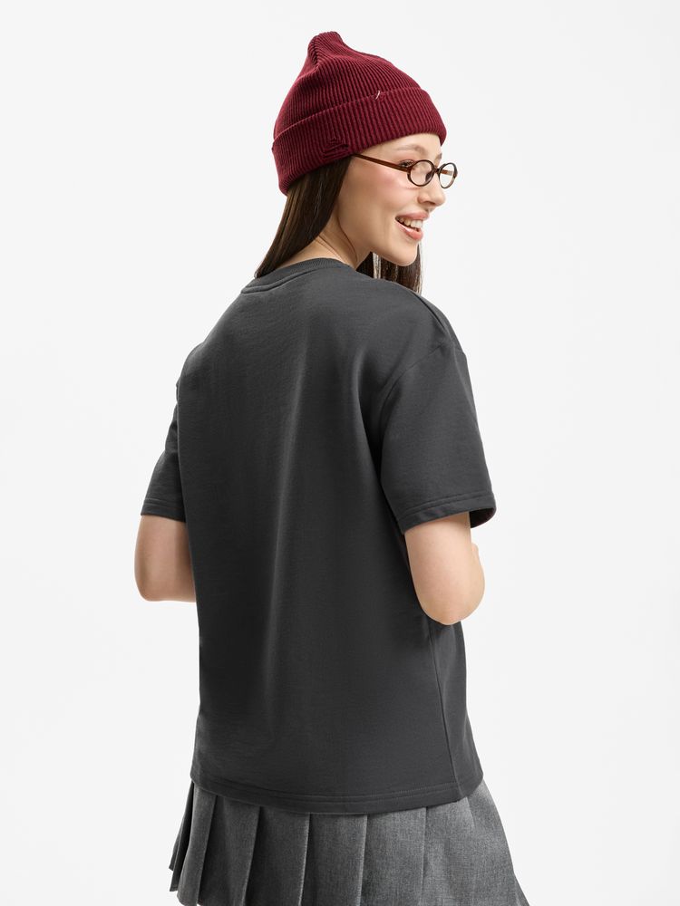 Футболка унисекс Durington, темно-серая (графит), размер 3XL/4XL