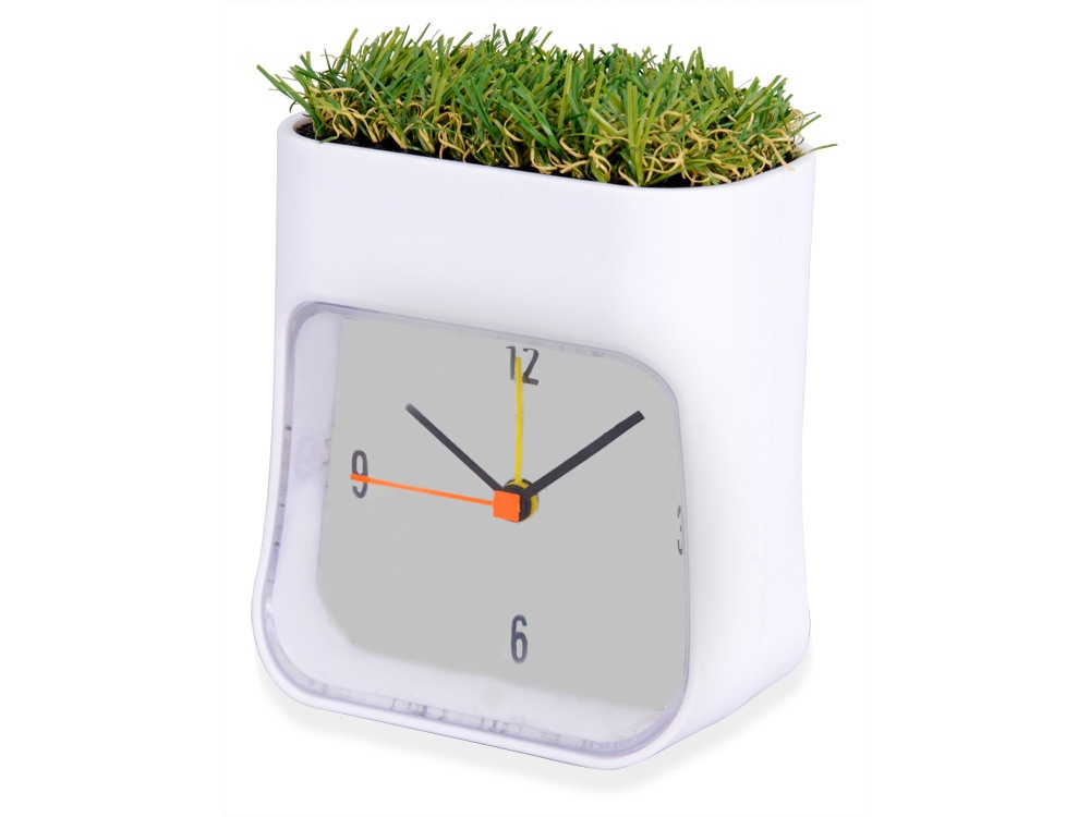 Часы настольные Grass с логотипом  | Print Logo