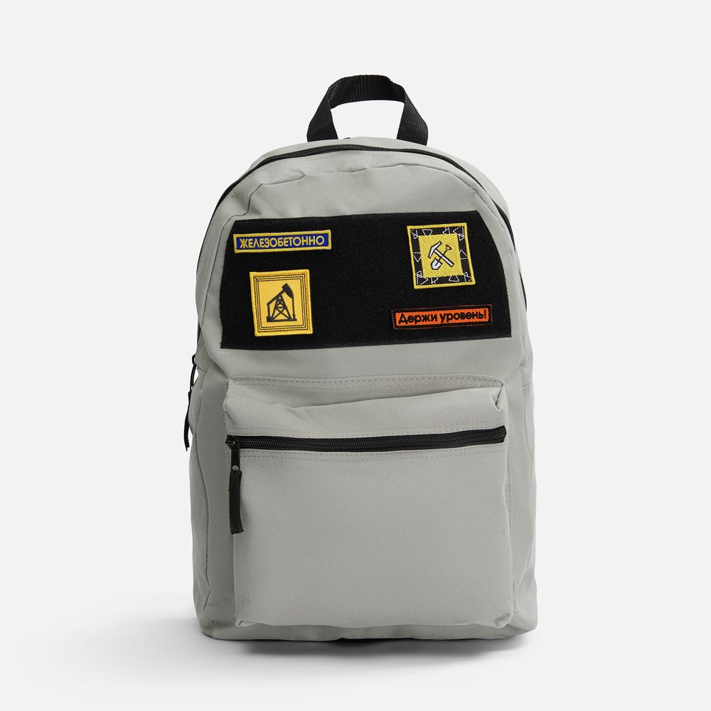 Рюкзак-конструктор Base со вставкой из липучки и шевронами с логотипом  | Print Logo